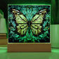 Stained Glass Butterfly Acrylic Plaque