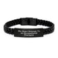 Occupational Therapist Gifts, Funny Quote Interlaced Leather Bracelet, Gifts from Men to Occupational Therapist, Perfect Birthday Present for Occupational Therapist Friends and Family - Image 1