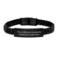 Funny Supervisor Gifts from Friends, This Is What An Awesome Supervisor Looks Like Interlaced Leather Bracelet for Men, Christmas Unique Gifts for Supervisor - Image 1