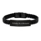 Minnesota Enthusiasts Gifts I'd Rather Be In Minnesota Interlaced Leather Bracelet for Graduation - Perfect for Men, Women, Friends, and Family - Image 1