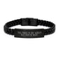 Tool Maker Gifts, Interlaced Leather Bracelet, Funny Quote, Graduation Unique Presents from Mom to Tool Maker - Image 1