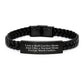 Cool Mail Carrier Mom Gifts - Funny Interlaced Leather Bracelet for Men Women Coworkers - Image 1