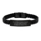 Mechanical Engineer Gifts from Friends, Unique Interlaced Leather Bracelts for Men, 'I'm A Tattooed Mechanical Engineer' Quote, Graduation Unique Gifts - Image 1
