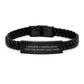Mixologist's Proud, Funny Gifts for Graduation, Interlaced Leather Bracelet from Friends to Family - Image 1