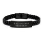 Unique Christmas Unique Gifts for Chef Friends, Funny Quote Interlaced Leather Bracelet for Men, Gifts from Family, Stylish Stainless Steel PU Leather - Image 1
