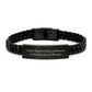 General Manager Inspiration Interlaced Leather Bracelet - 'Dream Big, Work Hard, And Become An Amazing General Manager.' Gifts from Men to Coworkers for Birthday Unique Gifts - Image 1