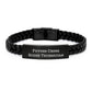 Funny Crime Scene Technician Gifts, Interlaced Leather Braclet for Future Crime Scene Technician's Graduation - Gifts from Friends - Crime Scene Technician Gifts for Men - Image 1