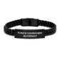Funny Future Landscape Architect Quotes Interlaced Leather Bracelet, Gifts from Friends, Family Members for Christmas Unique Present - Image 1