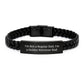 Funny Golden Retriever Dad Interlaced Leather Bracelet Gifts for Men from Family - Birthday Unique Gifts - Image 1
