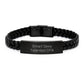 Smart Sexy Talented CPA Gifts for Men, Graduation Unique Interlaced Leather Bracelet from Friends, Family, Coworkers, or Women - Image 1