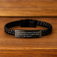 Law Enforcement Officer Gifts, Interlaced Leather Bracelet for Men, Funny Quote 'Law Enforcement Officer By Day, World's Best Dad By Night.', Graduation Unique Gifts from Family - Image 2
