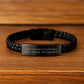 Funny Quote Psychiatrist Gift for Men, 'God Found Some Of The Strongest Women And Made Them Psychiatrist' Interlaced Leather Bracelet, Unique Christmas Unique Gifts from Friends, Family, Coworkers - Image 2
