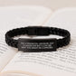 Funny Financial Advisor Gifts from Friends to Graduation Interlaced Leather Wristband, I'm A Financial Advisor. Not A Magician... - Image 3