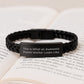 Inspirational Postal Worker Gifts, Interlaced Leather Bracelet for Men, Women, Coworkers - 'This Is What An Awesome Postal Worker Looks Like' Graduation Unique Gifts from Family - Image 3