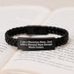 Funny Musician Gifts from Friends, Women Gifts for Musician Mom Interlaced Leather Bracelet, Unique Christmas Unique Gifts - Image 3