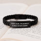 Funny Real Estate Agent Gifts from Friends, Keep Calm I'm Almost A Real Estate Agent Interlaced Leather Bracelet for Men, Christmas Unique Gifts for Real Estate Agent - Image 3