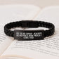 Funny Nana Gifts Interlaced Leather Bracelet, Gifts from Men to Nana, Gifts for Nana, Always Remember How Much I Love You Christmas Unique Gifts - Image 3