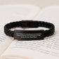 Funny Archeologist Gifts for Birthday - Interlaced Leather Bracelet from Friends to Archeologist - Image 3