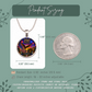 250th Anniversary Necklace or Keychain Stained Glass Style USA Commemorative Limited Edition Freedom Keepsake