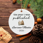 Personalized Author Plaque, The Year I Was Published, Custom Published Author Gift, New Writer Keepsake, Bestselling Book, Literary Gift