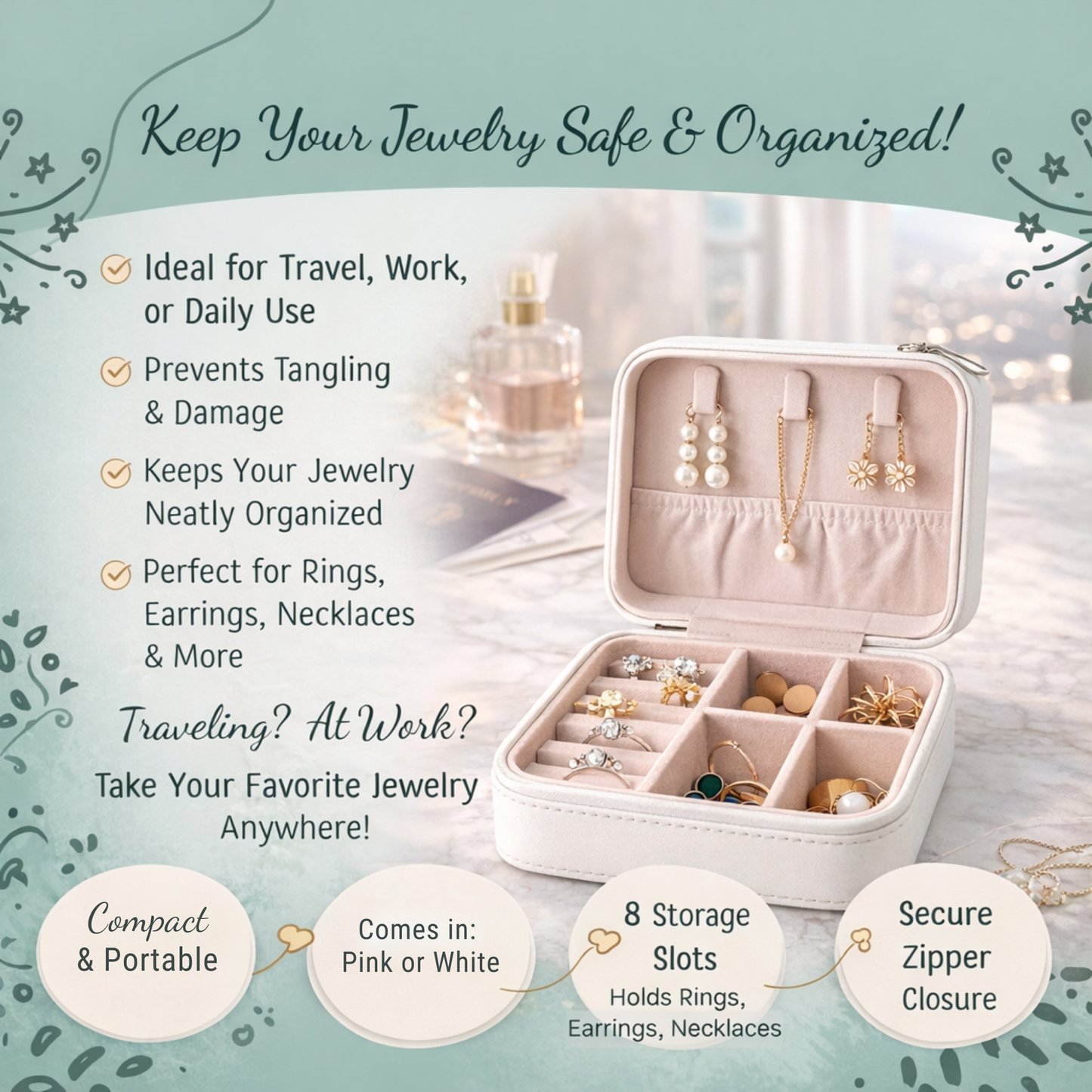 Virgin Mary Necklace or Keychain, Catholic Necklace for Women, Marian Jewelry Gift, Christian Gift for Her, Religious Pendant