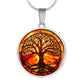 Stained Glass Tree of Life Necklace and Bracelet