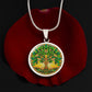 Stained Glass Tree of Life Jewelry - Silver and Gold