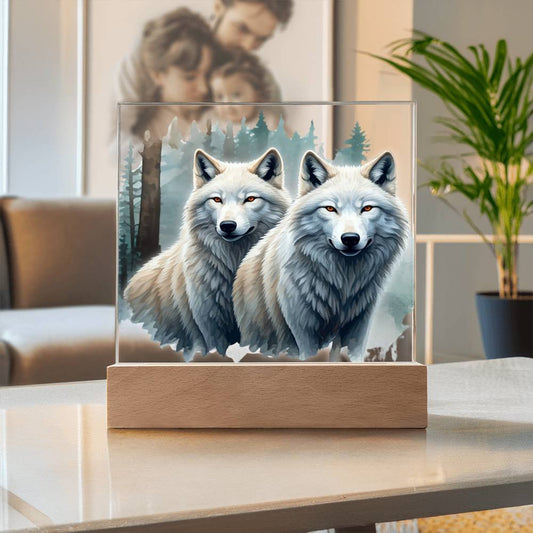 White Wolf Pack Plaque