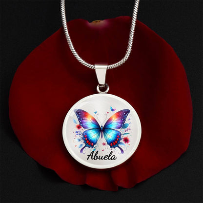 Abuela Butterfly Necklace