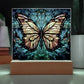 Stained Glass Butterfly Acrylic Plaque