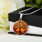 Stained Glass Tree of Life Necklace and Bracelet