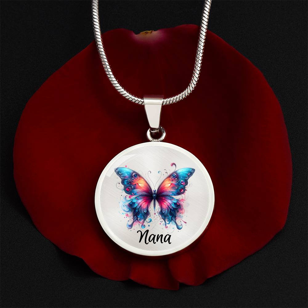 Mama Butterfly Necklace