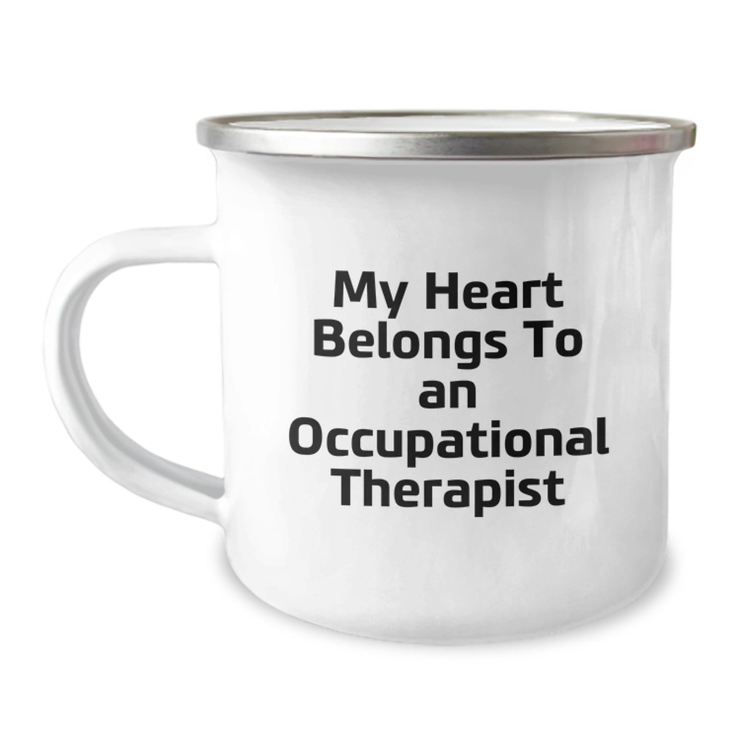 Occupational Therapist Gifts, Funny Quote Mug, Gifts from Friends for Occupational Therapist Birthday, 12 oz Camping Mug - Image 1