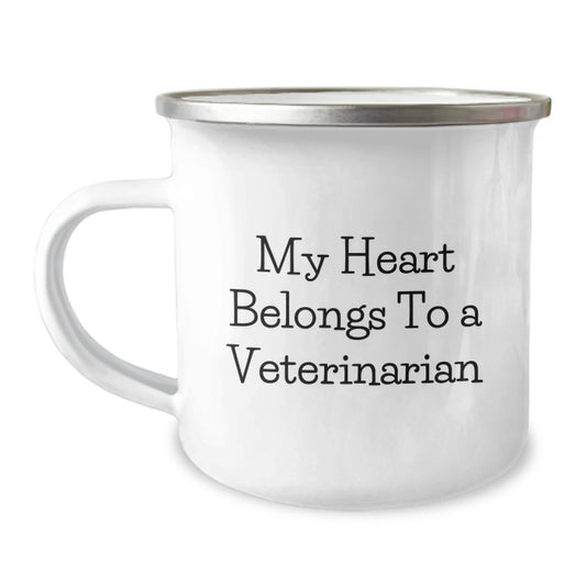 Unique Gifts from Friends for Veterinarians - Funny Camping Mug for Christmas - Image 1