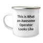 Operator Gifts from Friends, Awesome Operator Camping Mug for Men, 'This Is What An Awesome Operator Looks Like' Inspirational Graduation Unique Gifts - Image 1