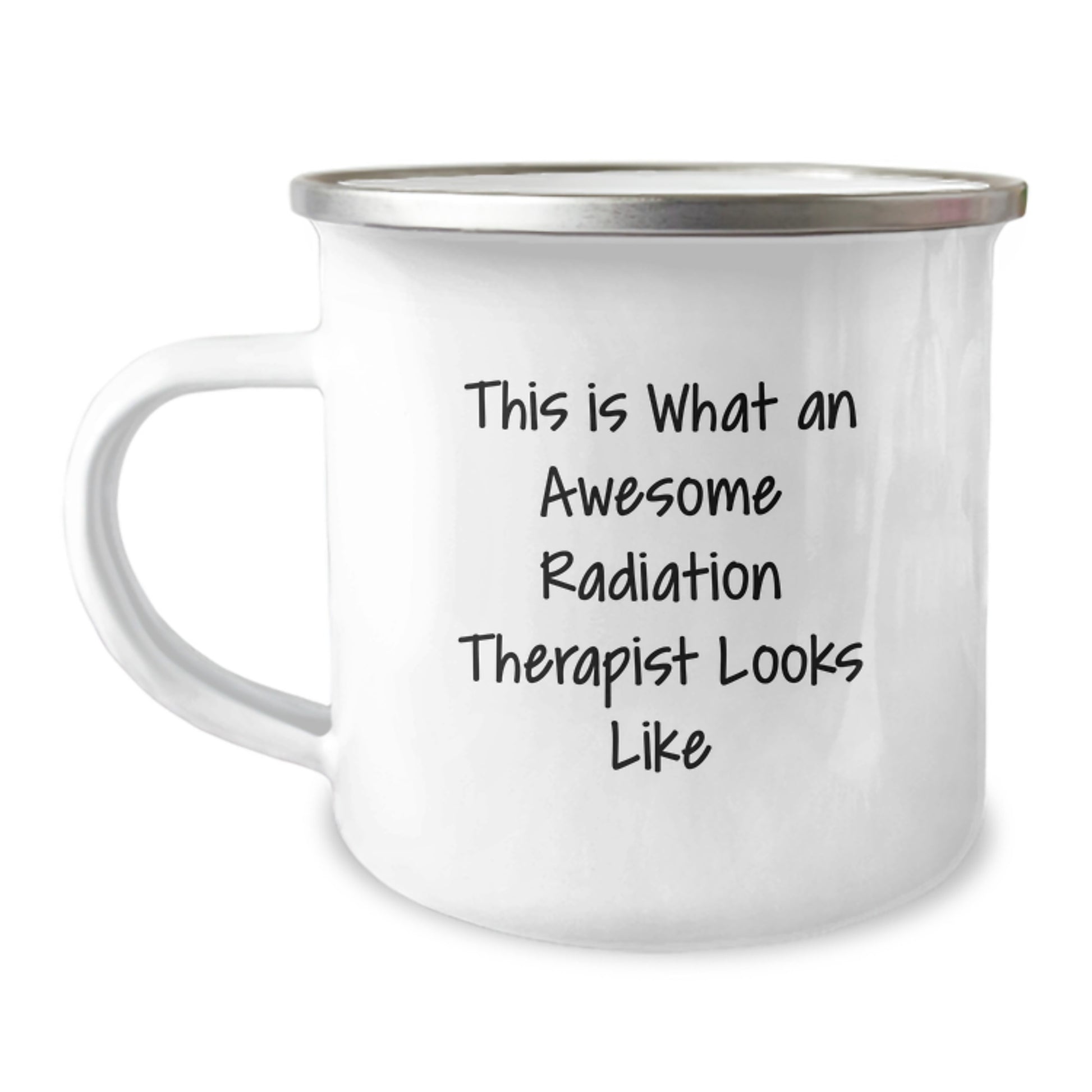 Funny Radiation Therapist Gifts from Friends - This Is What An Awesome Radiation Therapist Looks Like - Birthday Unique Gifts for Radiation Therapist Men and Women Camping Mug - Image 1