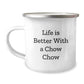 Funny Chow Chow Dog Gifts - Camping Mug for Birthday from Friends - Image 1