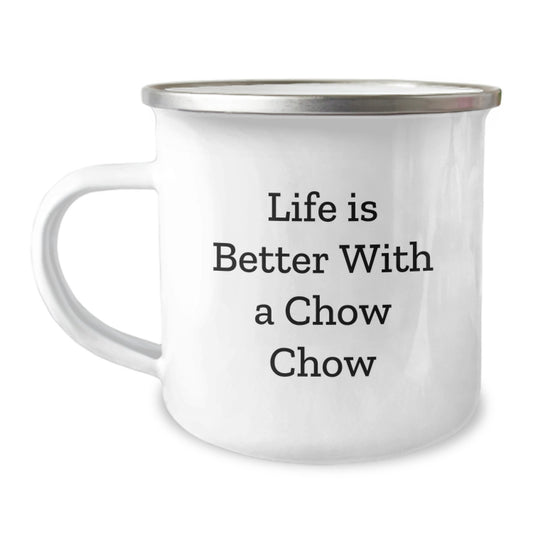 Funny Chow Chow Dog Gifts - Camping Mug for Birthday from Friends - Image 1