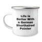 German Shorthaired Pointer Dog Gifts, Funny Quote Camping Mug for Birthday, Gifts from Friends, Gifts for German Shorthaired Pointer Dog Lovers, Inspirational - Image 1