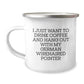 German Wirehaired Pointer Dog Gifts, Funny Quote Camping Mug for Him, Gifts from Men to Friends, Unique Birthday Presents for German Wirehaired Pointer Dog Lovers - Image 1