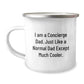 Concierge Camping Mug for Dad - Funny Quote Gifts from Family - Image 1