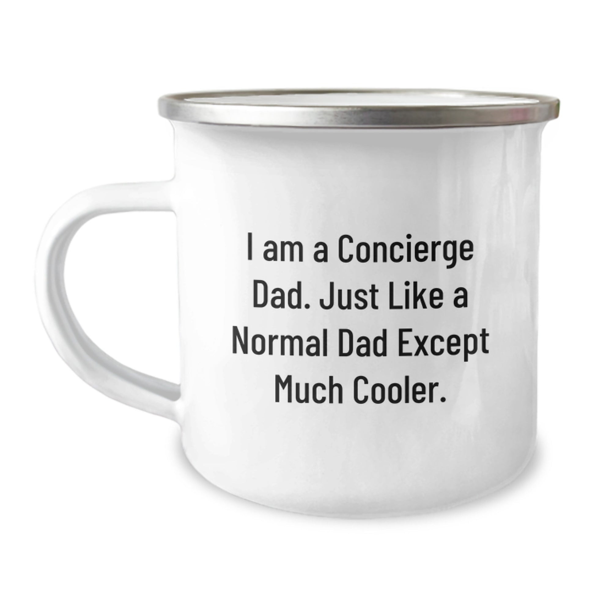 Concierge Camping Mug for Dad - Funny Quote Gifts from Family - Image 1