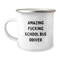 Funny School Bus Driver Gifts from Men to School Bus Driver Friends Camping Mug for Christmas Unique Gift - Image 1