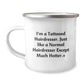 Funny Hairdresser Camping Mug Gifts from Friends for Christmas, Unique Hairdresser Gift, Hotter Hairdresser, Hairdresser Lover Mug - Image 1