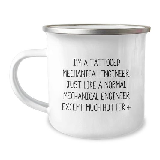 Mechanical Engineer Gifts, Funny Quote, Camping Mug, Graduation Unique Gifts from Men to Mechanical Engineer Friends - Image 1