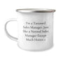 Funny Sales Manager Quote Camping Mug - Gifts for Men, Women, Coworkers - Unique Christmas Unique Gifts from Friends and Family - Image 1