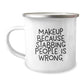 Funny Makeup Camping Mugs Gifts for Makeup Lovers from Friends and Family - Christmas Unique Gifts - Image 1