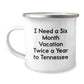 Funny Tennessee Vacation Inspirational Gift Ideas for Men - Camping Mug, Perfect Tennessee Getaway Humor, Gifts for Her, Christmas Unique Gifts from Friends - Image 1