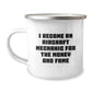 Aircraft Mechanic Humor Funny Gifts from Friends to Men Who Became Aircraft Mechanics for Money and Fame, Unique Graduation Mugs, Camping Mugs for Men, Funny Quote Mugs for Friends - Image 1