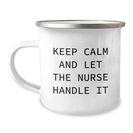 Funny Nurse Camping Mug Gifts from Men, Women, Friends, Coworkers, Family, Unique Christmas Unique Gifts for Nurse - Image 1